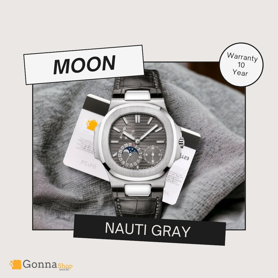ساعة فاخرة من Pp Moon Gray