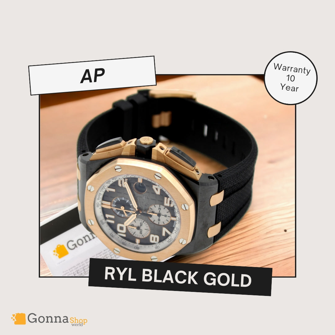Luxury Watch AP RYL Gold Black