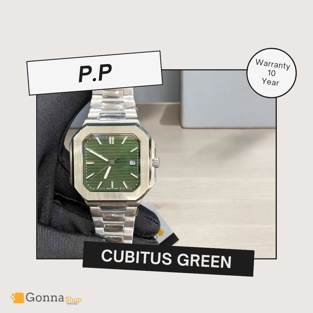 Luxury Watch P.p Cubitus Green