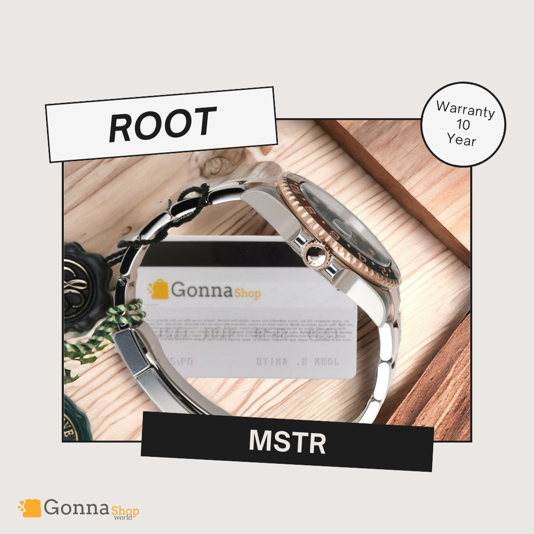 Luxury Watch Mastr II GM Work Rootbeer HF R Plated 18k