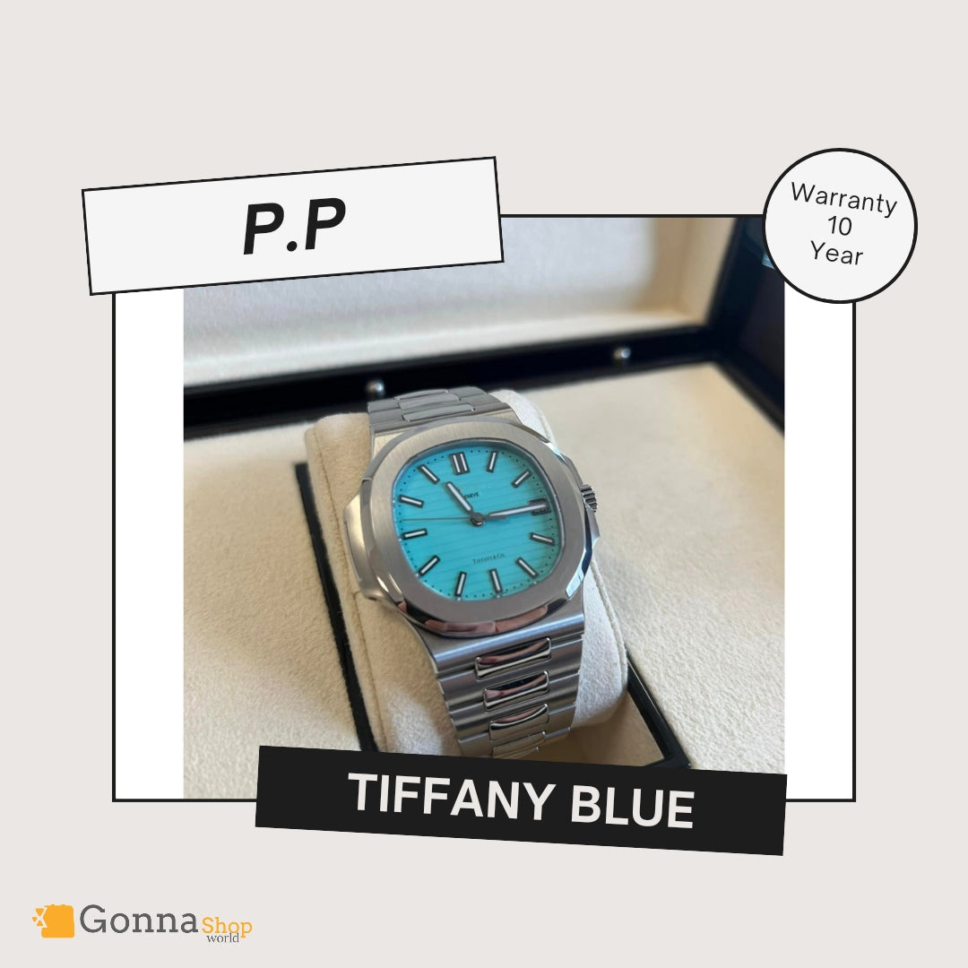 ساعة فاخرة من Pp Naut Tiffany Blue
