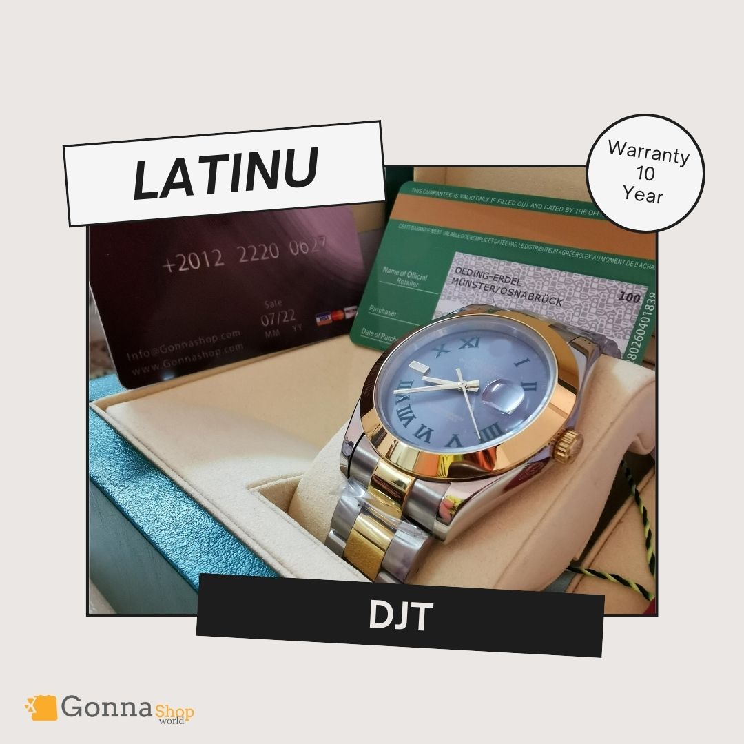 Luxury Watch DJT Latinu OYS Half Gold 18k