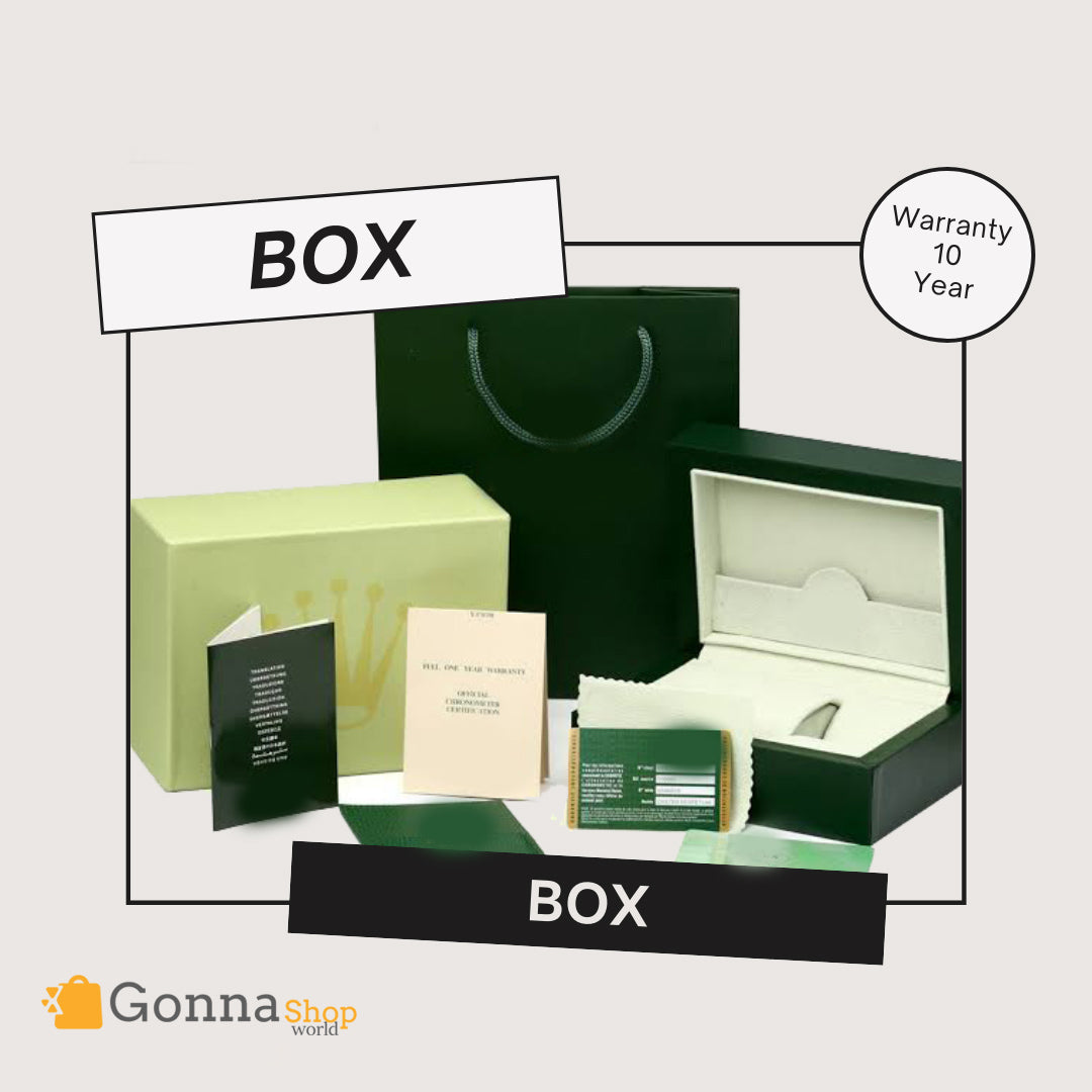 Luxury Watch DJT Woman White Half Gold 18k Dimo