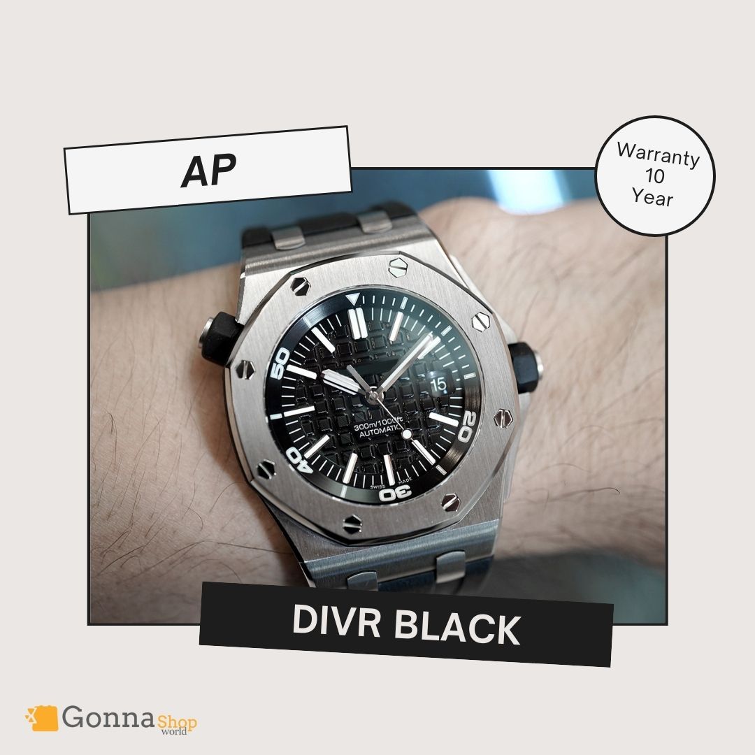 الساعات الفاخرة Ap RYL Divr الأسود