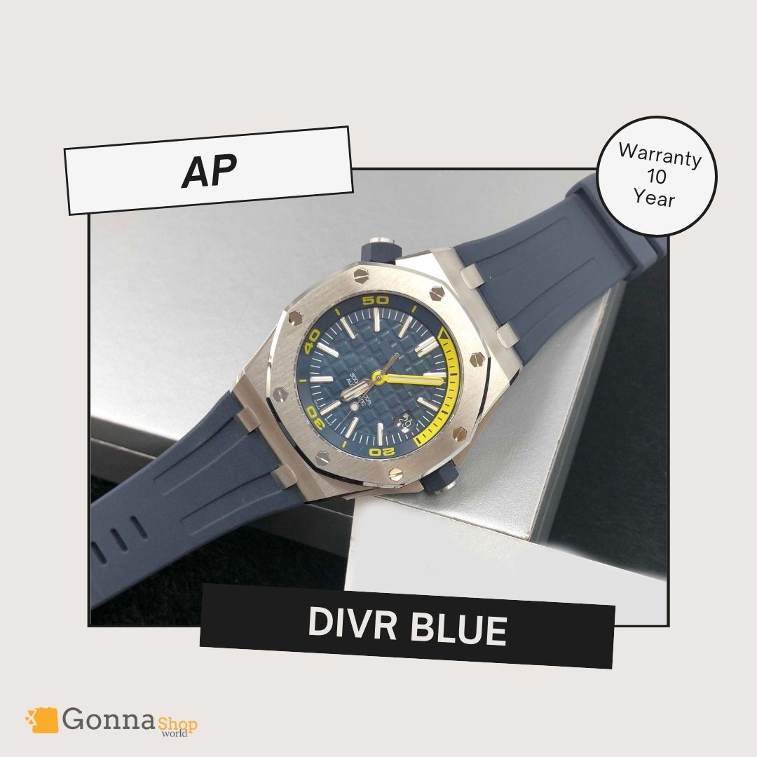 ساعة فاخرة Ap RYL Divr باللون الأزرق