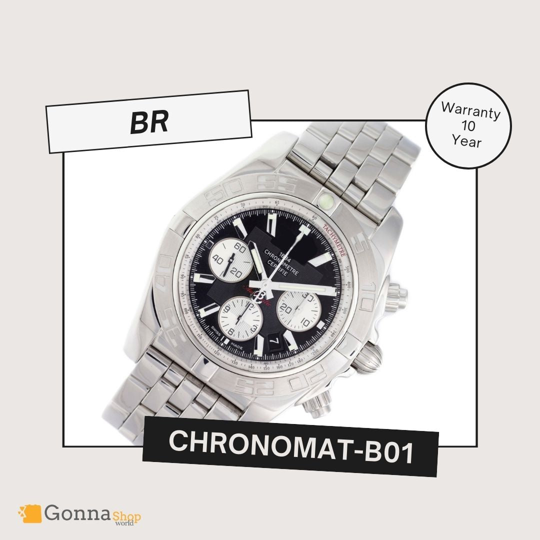 Luxury Watch BR Chronomat Black Dial