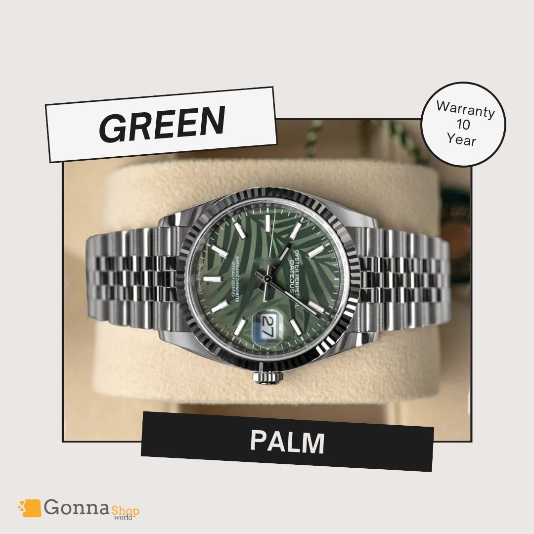 ساعة فاخرة DJT Palim H مطلية بالذهب عيار 18 قيراط