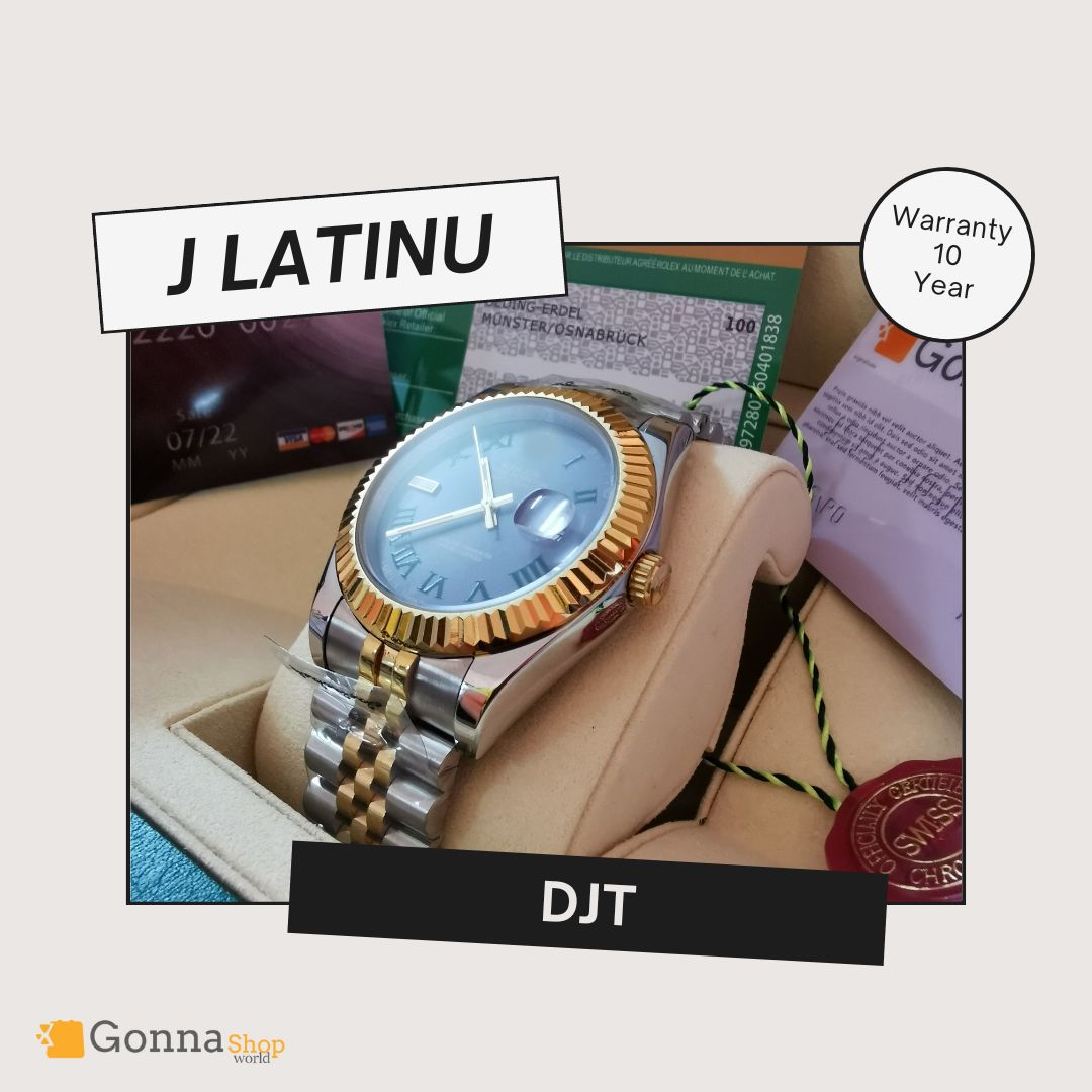 Luxury Watch DJT Latinu Juble Half Gold 18k