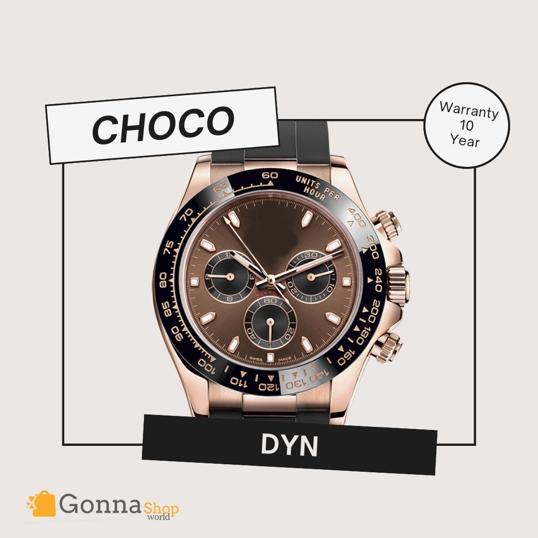 Luxury Watch DYN Rubber Choco