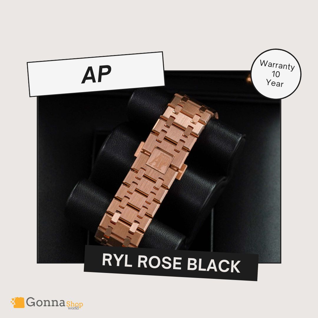 Luxury Watch Luxury Watch Ap RYL Rose Plated 18k Black