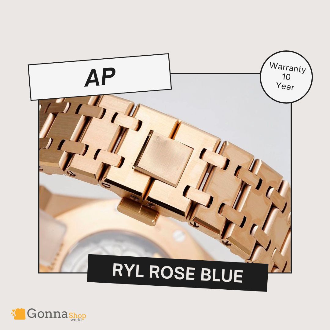 Luxury Watch Luxury Watch Ap RYL Rose Plated 18k Blue