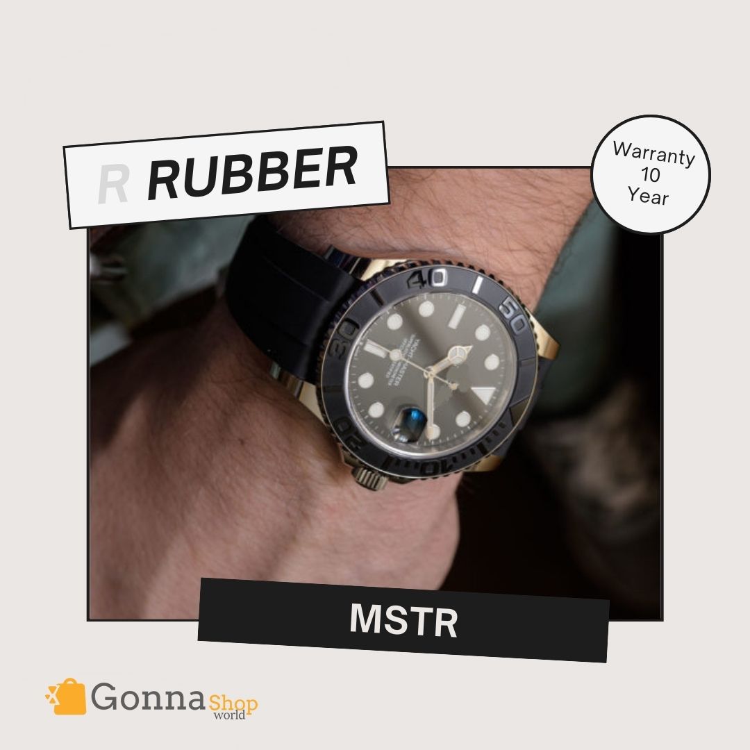 Luxury Watch Mstr silver Rubber