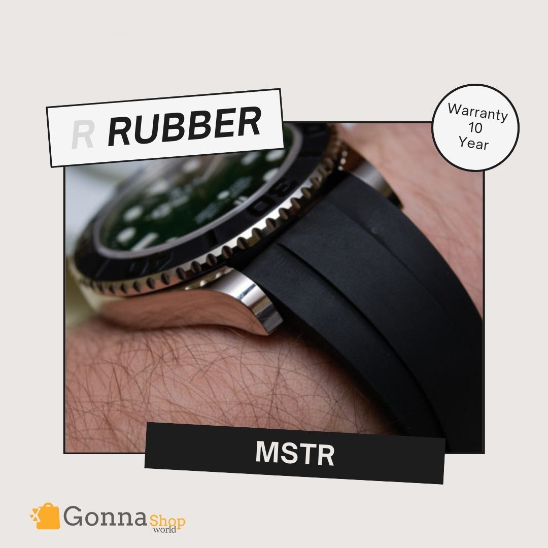 Luxury Watch Mstr silver Rubber