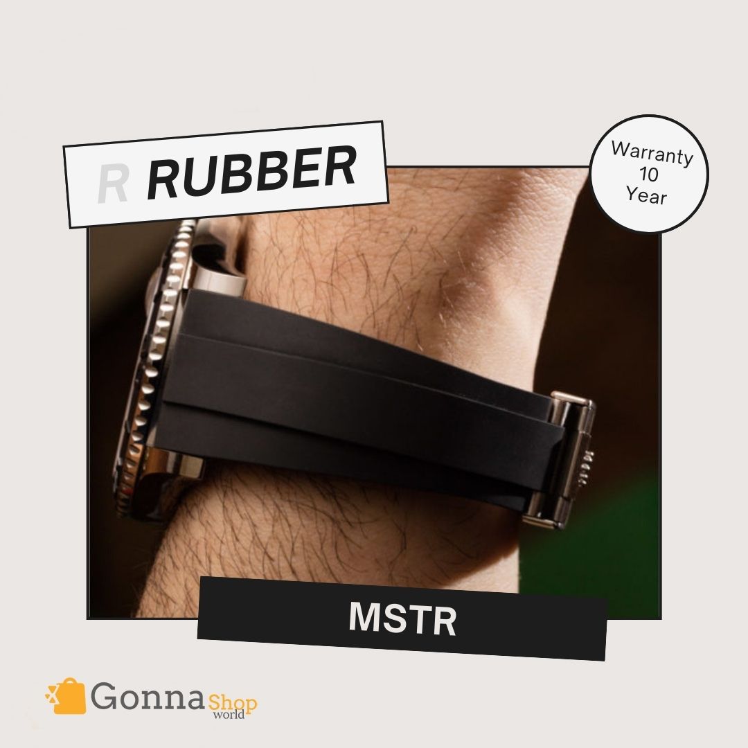 Luxury Watch Mstr silver Rubber