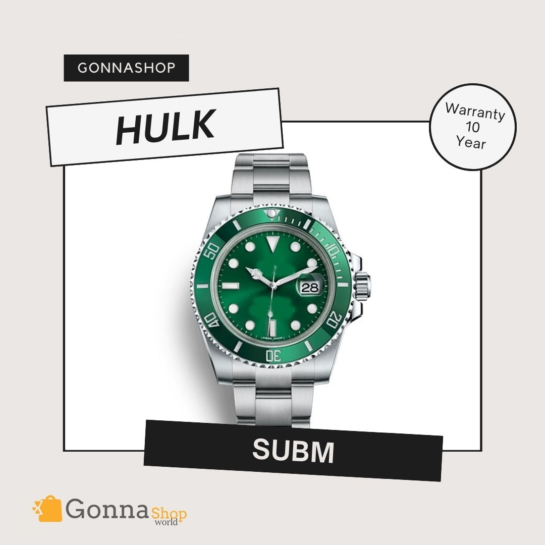 ساعة فاخرة SUBM Hulk