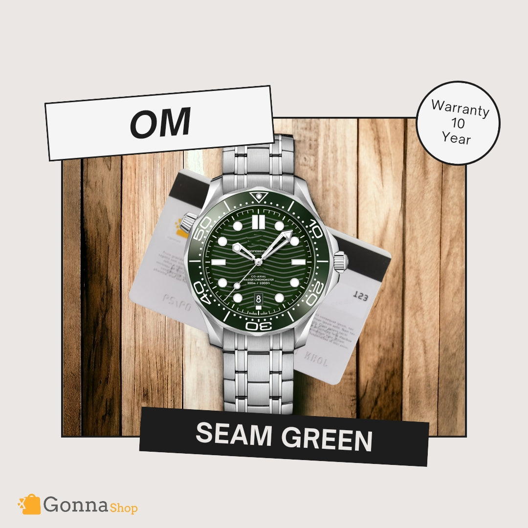 Luxury Watch OM Seam Green