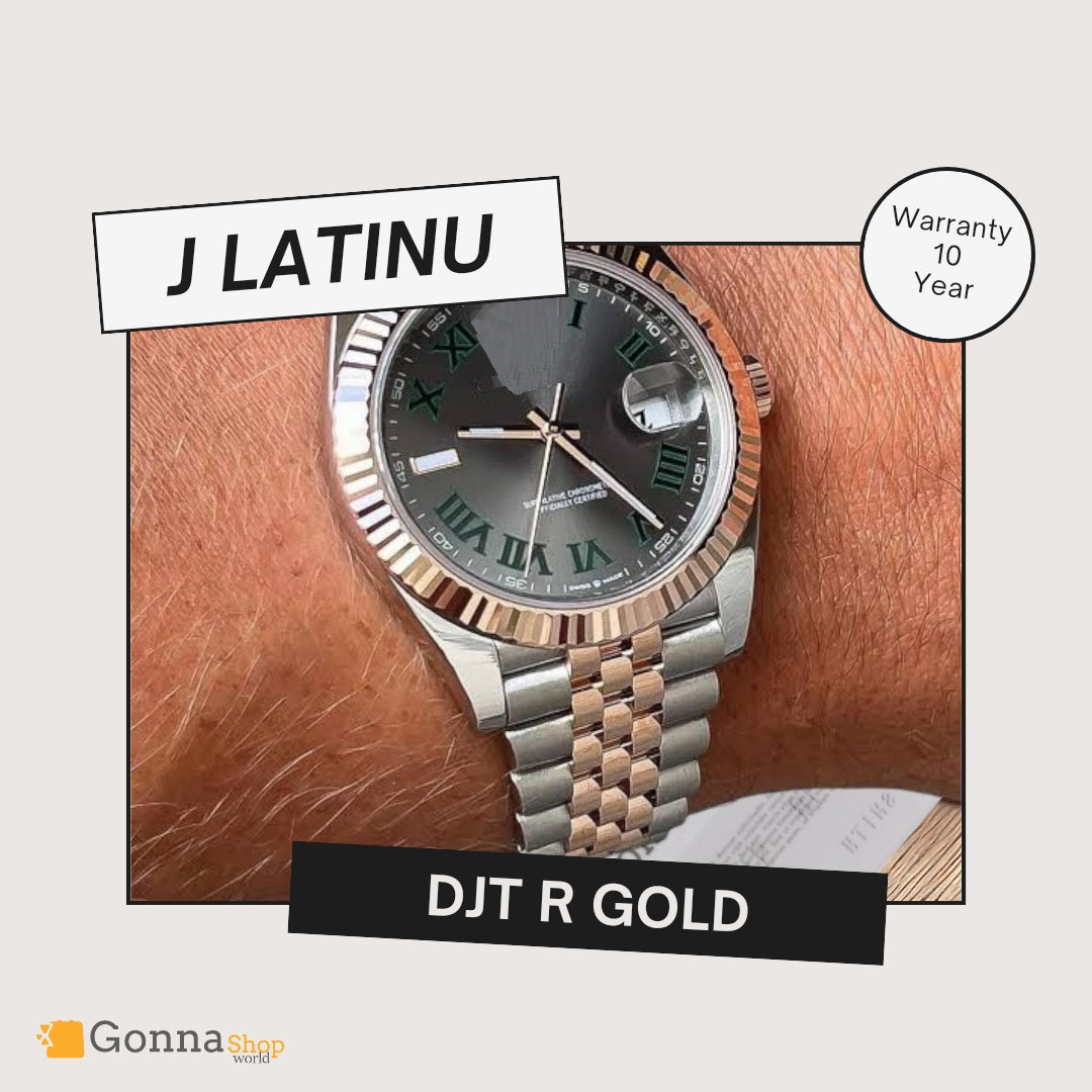 Luxury Watch DJT Latinu Juble Half R Gold 18k
