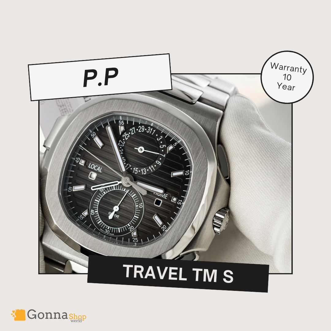 Luxury Watch P.p Travel TM Silver