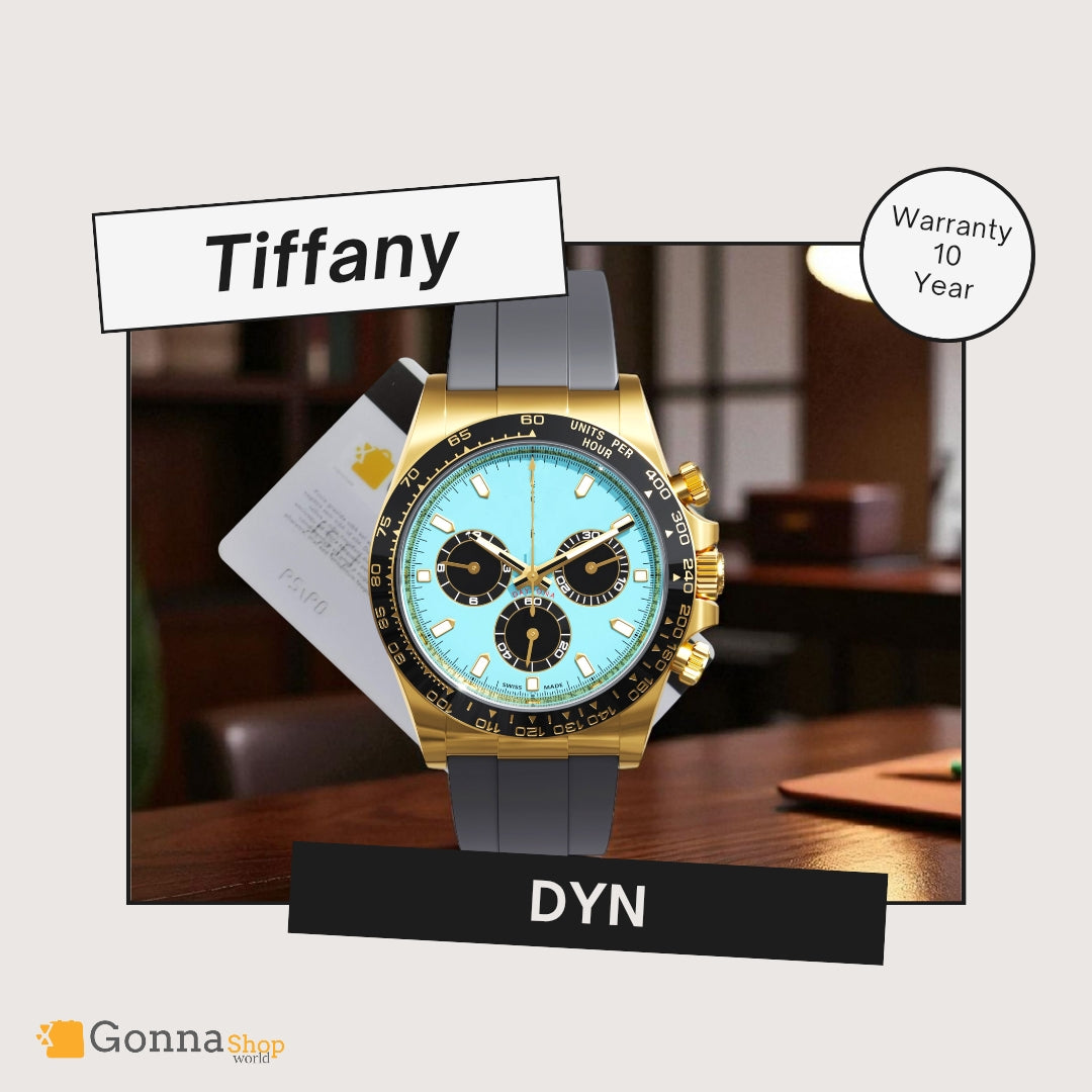 Luxury Watch DYN SW Tiffany Gold Plated 18k