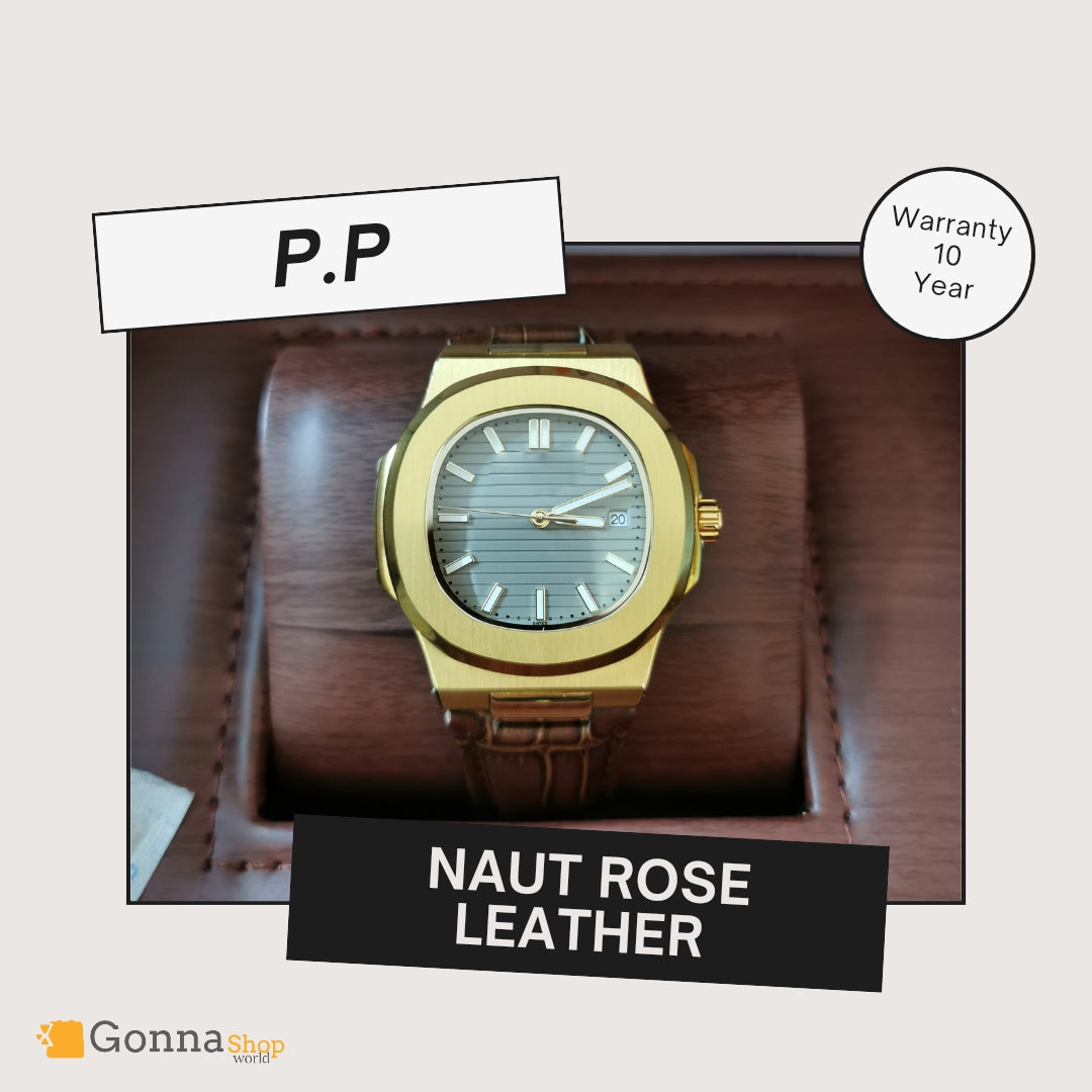Luxury Watch P.p Naut All Rose Gold leather