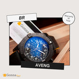 الساعات الفاخرة BR Aveng II حزام أسود