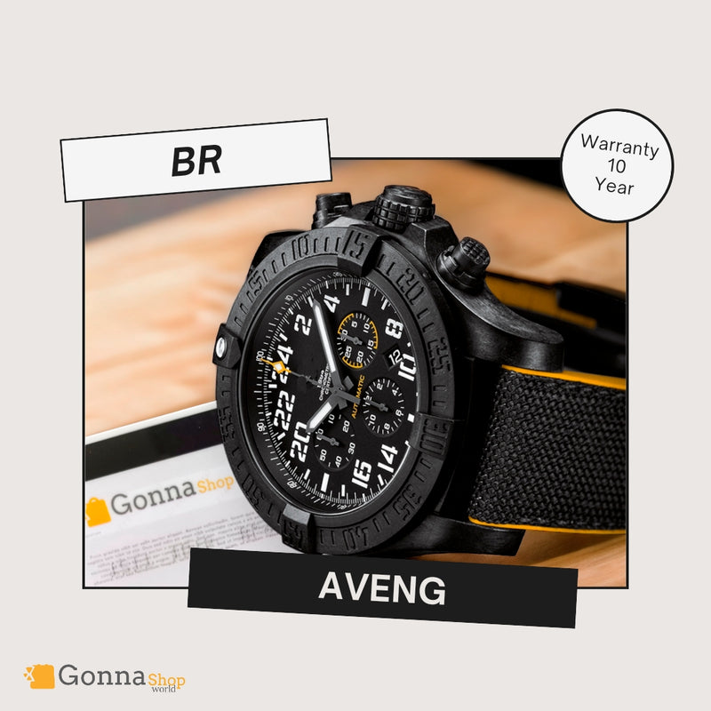 الساعات الفاخرة BR Aveng II حزام أسود