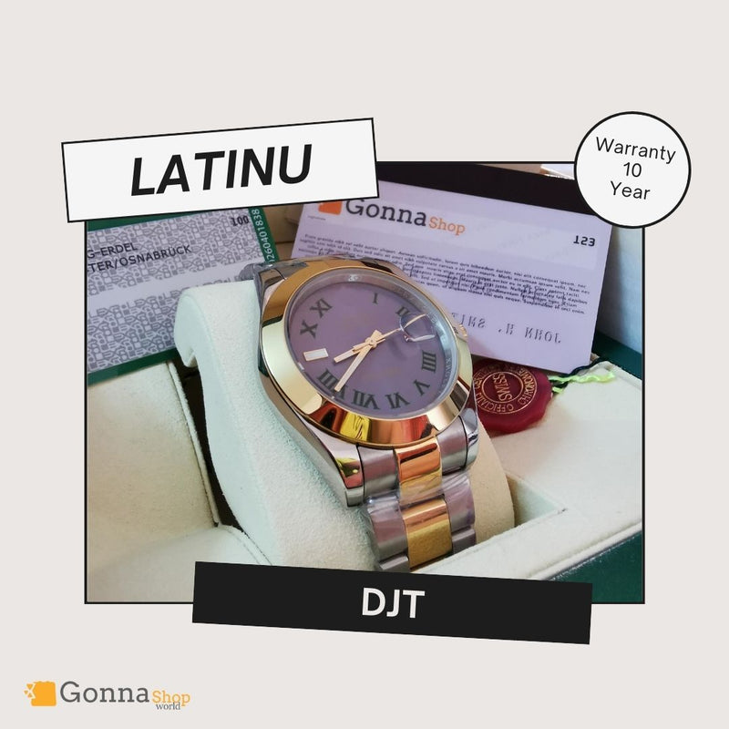 Luxury Watch DJT Latinu OYS Half Gold 18k