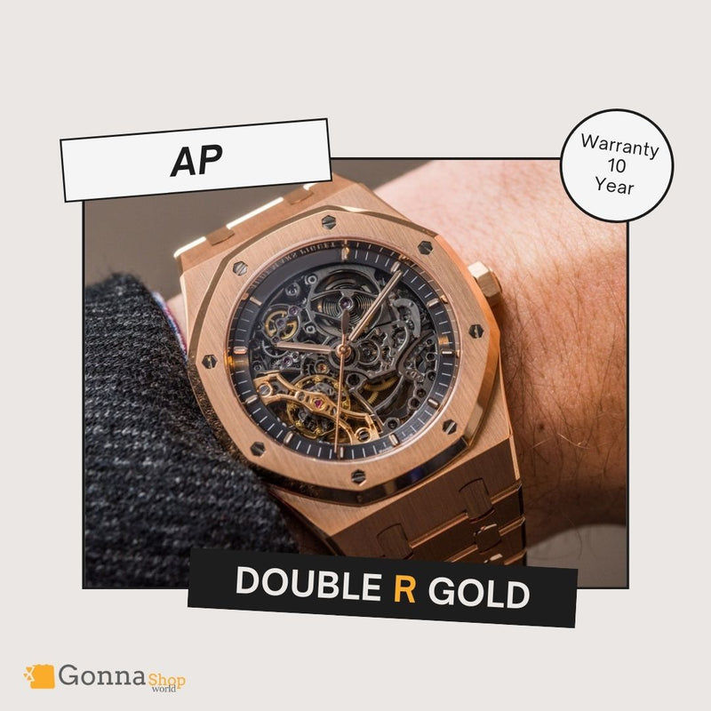 Luxury Watch Ap RYL DOUBLE R Gold