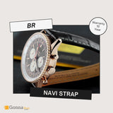 Luxury Watch BR Navi Leather