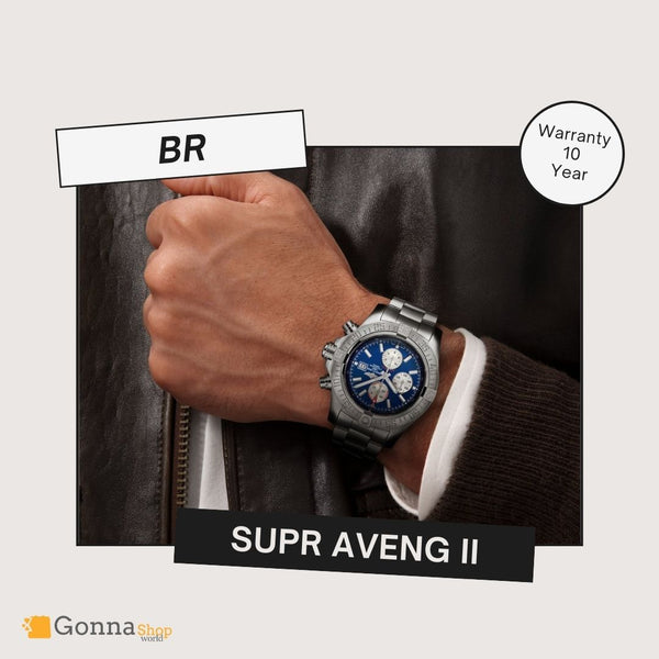 الساعات الفاخرة BR Aveng II حزام أسود