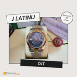 Luxury Watch DJT Latinu Juble Half Gold 18k