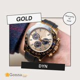 Luxury Watch DYN Rubber Gold