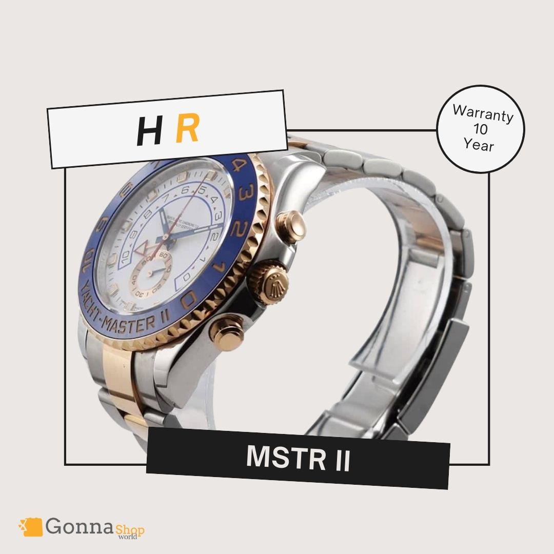 Luxury Watch Mstr II Rose Gold 18k Plated