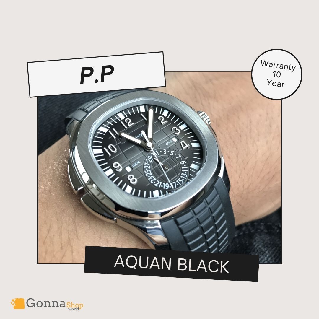 Luxury Watch P.p Aquan Black Travel